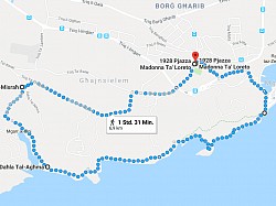 Route 33, Ghajnsielem Church, 7km, medium