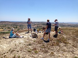 BBQ on Ta' Dbiegi in June 2017. Last walk before the summer break.