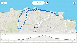 012, Xwejni Bay, 5.7km, easy