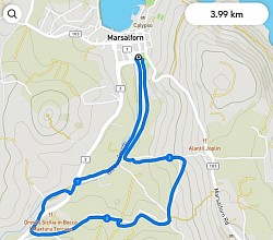 Route 28, Marsalforn car park, 4km, easy